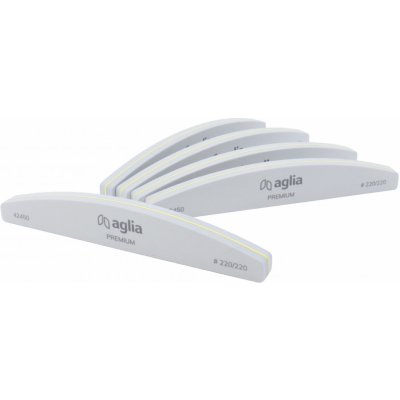 Aglia Premium 220/220 pěnový pilník na nehty – Hledejceny.cz