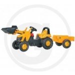 Rolly Toys Šlapací traktor JCB s přívěsem a nakladačem 02383 – Hledejceny.cz