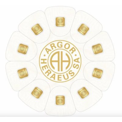 Argor-Heraeus Goldseed zlatý slitek 10 x 1 g – Zboží Mobilmania