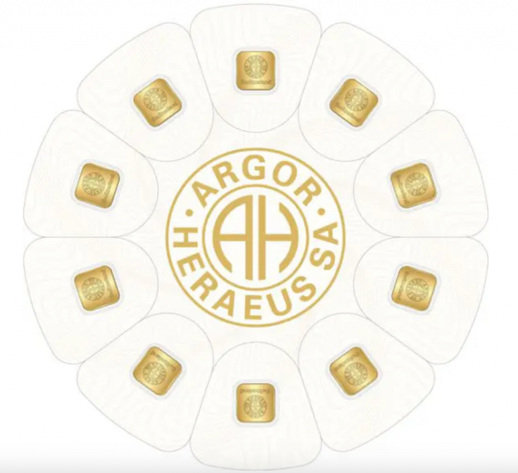 Argor-Heraeus Goldseed zlatý slitek 10 x 1 g