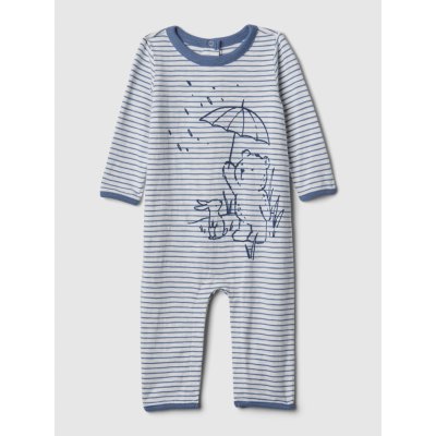 Gap Baby pruhovaný overal Modrá – Zboží Dáma