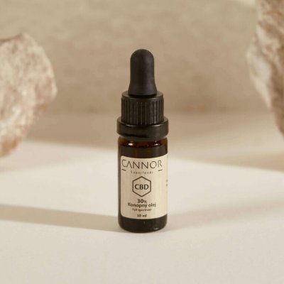 Cannor CBD konopný olej celospektrální 30% 10 ml – Hledejceny.cz