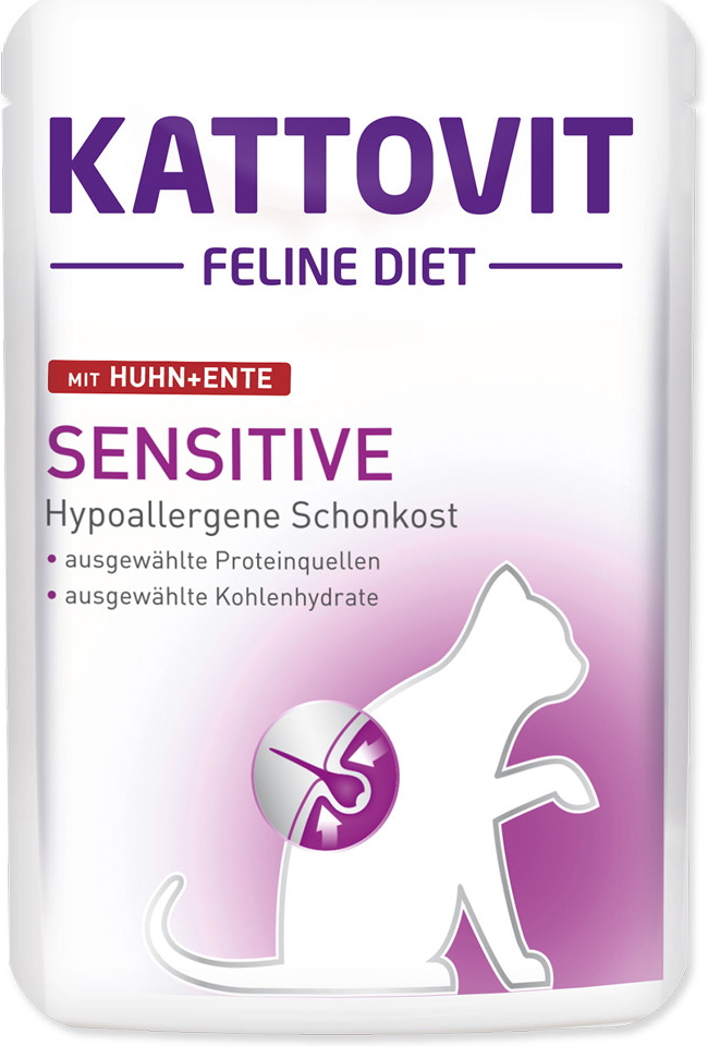 Kattovit Sensitive kachna 85 g