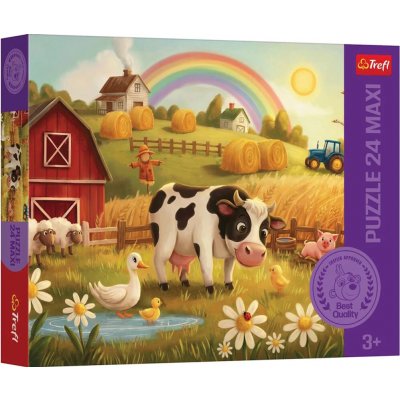 TREFL Kráva na farmě MAXI 24 dílků – Hledejceny.cz