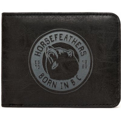 peněženka HORSEFEATHERS Gord Wallet Black