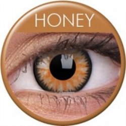 MaxVue ColorVue Glamour Honey tříměsíční dioptrické 2 čočky