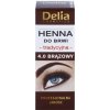 Přípravky na obočí Delia Henna barva na obočí 4.0 Brown 2 ml