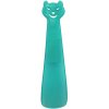 Obouvací lžíce Buble plastová 18 cm kočka zelená průsvitná