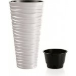 Prosperplast SAND SLIM Květináč 34,9 cm bílý – Zboží Dáma