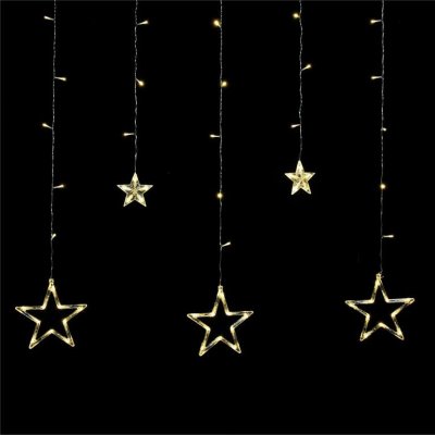 REBEL Řetěz vánoční ZAR0570 závěs hvězdy – Zboží Dáma