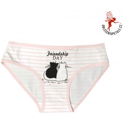 Kugo dívčí kalhotky s kočkou XQ6005/14 světle růžová – Sleviste.cz