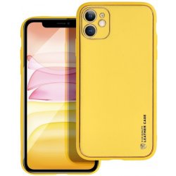 Pouzdro Forcell LEATHER Apple iPhone 11 žluté