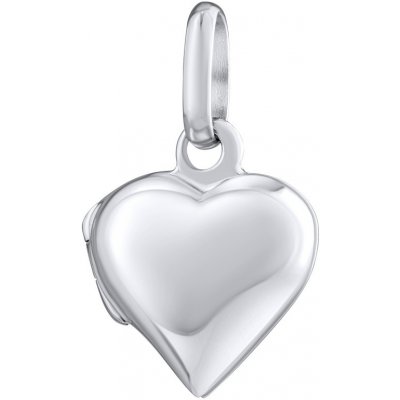 SILVEGO Stříbrný medailon otevirací srdce 12 mm PRM10236