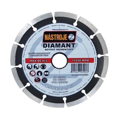 Nástroje cz Kotouč diamantový segmentový 150 x 2,0 x 22,2 mm IM-DK-S150 – Hledejceny.cz