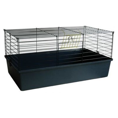 France Cage Klec KRÁLÍK 80 černá skládací 80 x 45 x 40 cm – Zboží Mobilmania