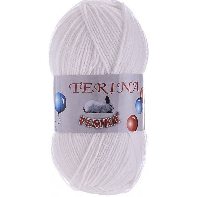 VLNIKA Příze Terina Varianta: 40 bílá – Zbozi.Blesk.cz