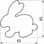 Vykrajovátko zajíček 6,2cm - Smolík – Hledejceny.cz
