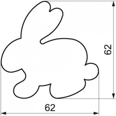 Vykrajovátko zajíček 6,2cm - Smolík – Hledejceny.cz