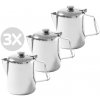 Čajník Hendi multipack 3x Konvice na kávu/čaj 0.2 L o74x(H)95 mm
