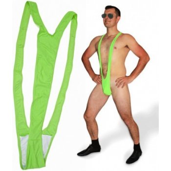 Borat Mankini plavky , zelené