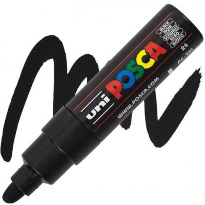 Uni Posca PC-7M akrylový 4,5-5,5 mm černý – Zboží Mobilmania