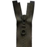 YKK VISLON® zip kostěný dělitelný, zelený tmavý olivový - 50 cm – Hledejceny.cz