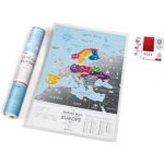 Stírací mapa Evropy – Sleviste.cz