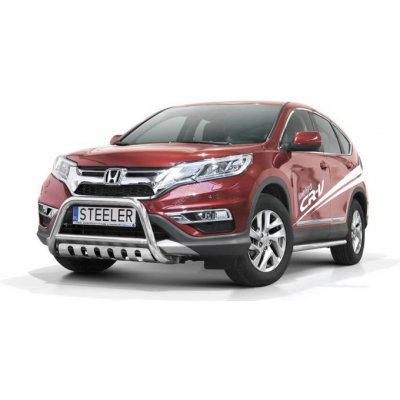 STEELER, Přední ochranný rám nerez, Honda Crv, 2012-2016-2018, s EC homologací, Black – Zbozi.Blesk.cz