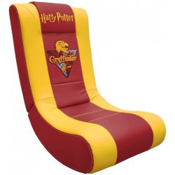 PROVINCE 5 Harry Potter Junior Rock’n’Seat Herní křeslo, skládací, dětské, PU kůže, červeno-žluté SA5610-H