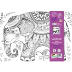 FUNNY MAT Funny Mat Podložka na kreslení Slon + pastelky zdarma 489796 – Hledejceny.cz