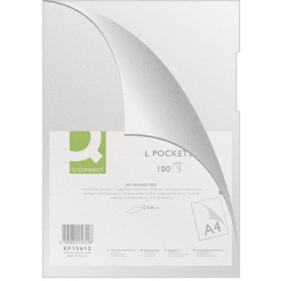 Obal zakládací L 001 matný transparent 80mic/100ks – Zboží Mobilmania