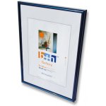 Plastový rámeček modrý metalický Rozměr: 40x60, Typ zasklení: Plexisklo čiré – Zboží Živě