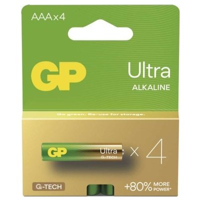 Alkalická baterie GP Ultra AAA (LR03) – Zboží Mobilmania