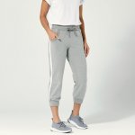 3/4 sportovní kalhoty dvoubarevné šedý melír/ bílé – Hledejceny.cz