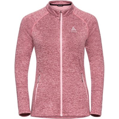 Dámská mikina na zip Odlo Mid layer full zip TENCIA Fialová – Zboží Mobilmania