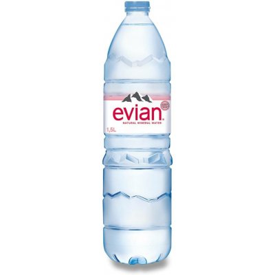 Evian Přírodní minerální voda nesycená 1,5 l – Hledejceny.cz