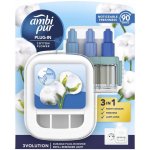 Ambi Pur 3 Volution Cotton Flower elektrický osvěžovač náplň 3 x 20 ml – Sleviste.cz