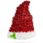 Family Mikulášská čepice jako vánoční ozdoba červenobílá třpytivá 34 × 26 cm – Hledejceny.cz