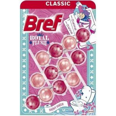 Bref Royal Flush Shiny Joker tuhý WC blok 3 x 50 g – Zboží Mobilmania