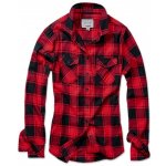 Brandit Amy Flanell Shirt Girls černá/červená – Zboží Dáma