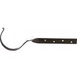 Marley Okapový hák překroucený 100 mm ocelový hnědý – Zbozi.Blesk.cz