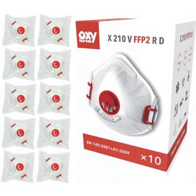 Oxyline X 210 V FFP2 R D Protiprachová polomaska – Zboží Dáma