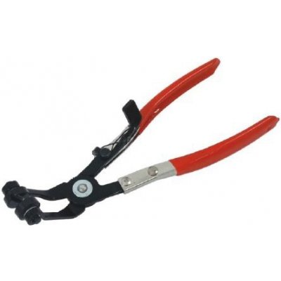 QUATROS Kleště na jednoduché samosvorné hadicové spony zahnuté QS24089 – Sleviste.cz