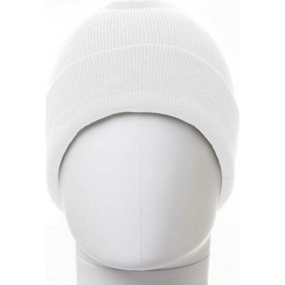 Payperwear Pletená čepice EVEREST s ohrnutím a modelovanou přední části bílá – Hledejceny.cz