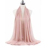 Šifónový šál přes společenské šaty Pudrová – Zbozi.Blesk.cz
