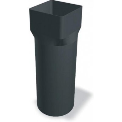 Prefa Hranaté zaústění 100 x 100 do kruhového odpadu 110 P10 RAL 7016 antracit – Zboží Mobilmania