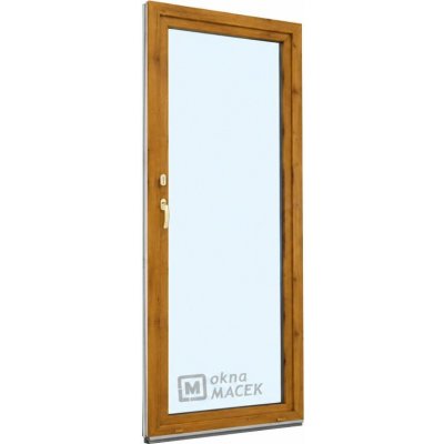 Kömmerling balkonové dveře 70 AD OS levé winchester/bílá 80 x 240 cm oboustranná klika + FAB + hliníkový práh – Hledejceny.cz