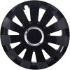 Poklice na kolo Leoplast Beat black 16", 4 ks