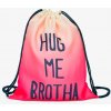 Vaky na záda Who cares plátěný s 3D potiskem Hug Me Brother BLX-03