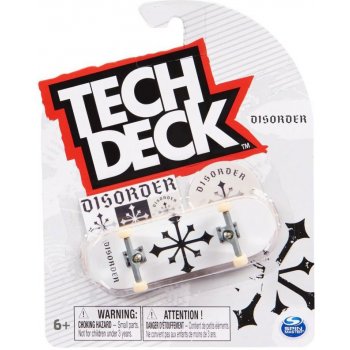 Techdeck Fingerboard DISORDER LOGO bílá